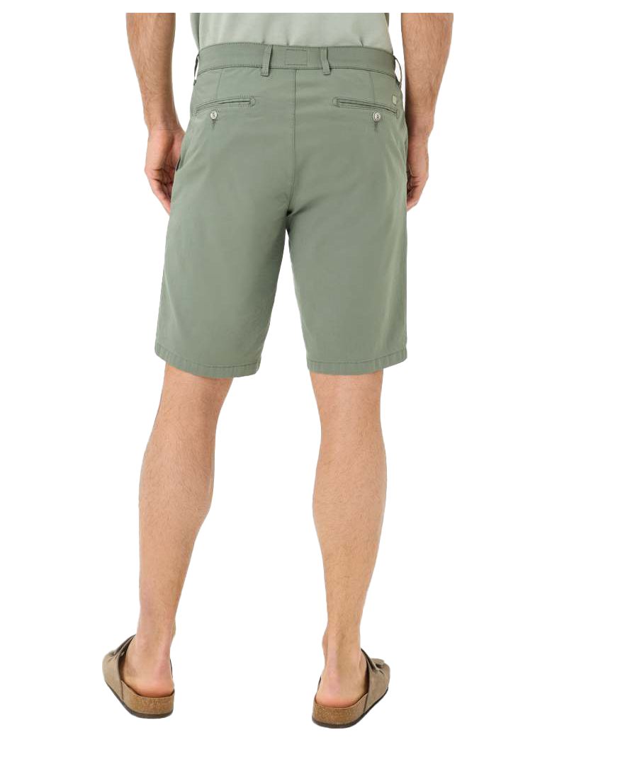 Brax Bozen korte broek groen effen