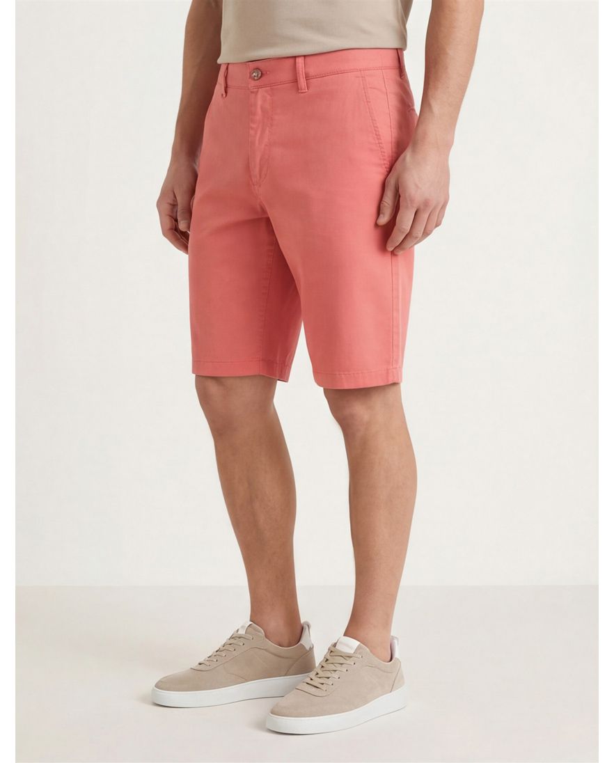 Brax Bozen bermuda oranje katoen