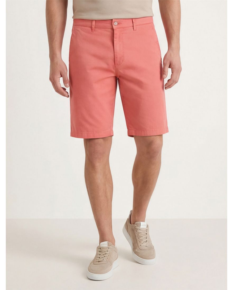 Brax Bozen bermuda oranje katoen