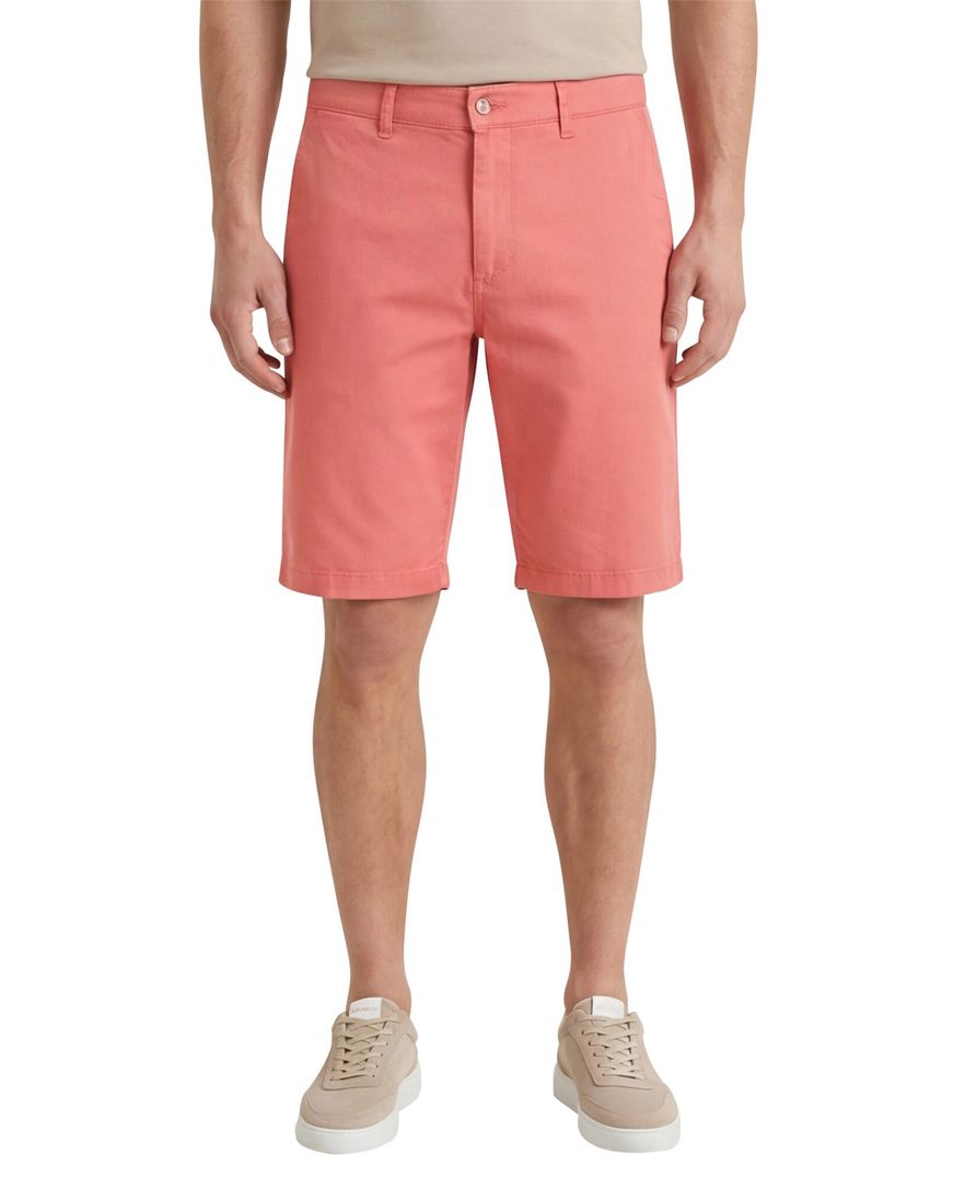 Brax Bozen bermuda oranje katoen