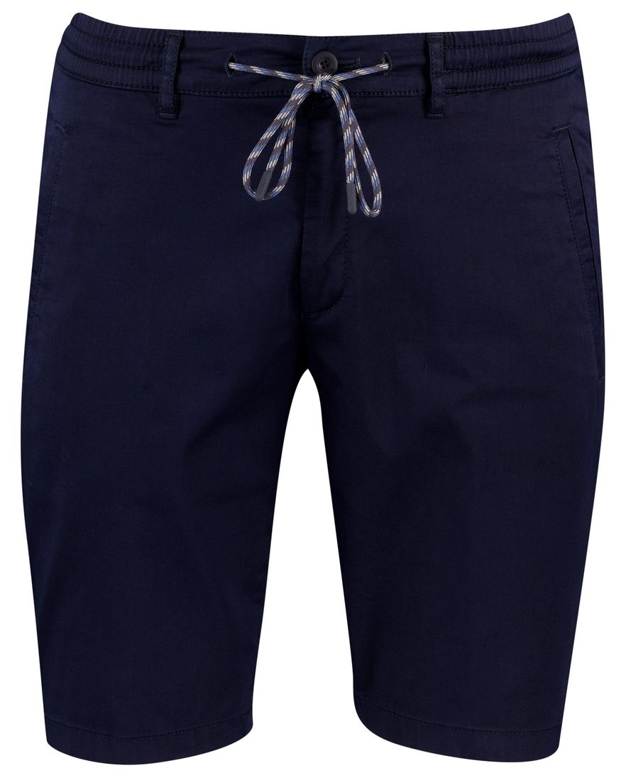 Brax Bermuda phil kb donkerblauw effen katoen