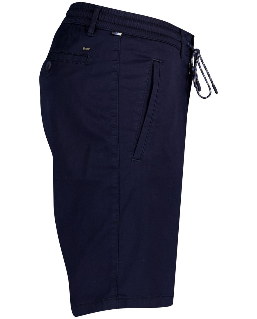 Brax Bermuda phil kb donkerblauw effen katoen