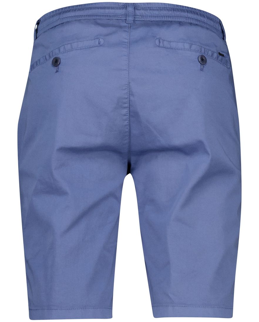 Brax bermuda blauw effen katoen