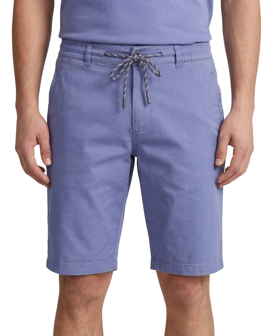 Brax bermuda blauw effen katoen