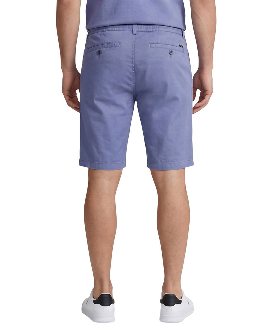 Brax bermuda blauw effen katoen