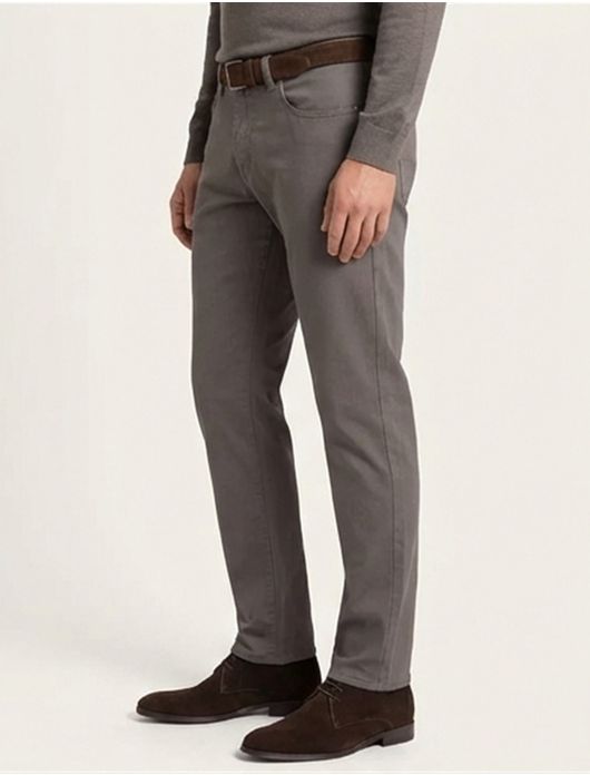 Pierre Cardin pantalon 5-pocket Lyon Tapered taupe