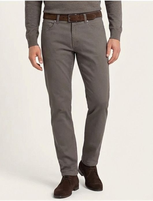 Pierre Cardin pantalon 5-pocket Lyon Tapered taupe