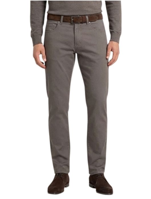 Pierre Cardin pantalon 5-pocket Lyon Tapered taupe