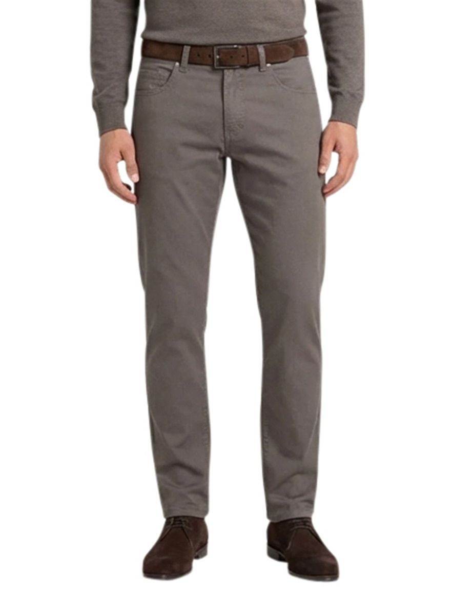 Pierre Cardin pantalon 5-pocket Lyon Tapered taupe