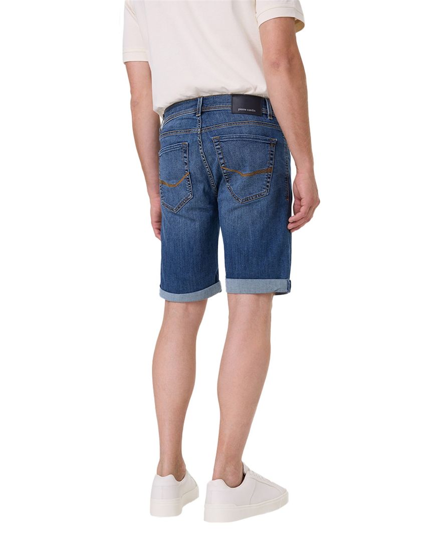 Pierre Cardin bermuda Regular Fit blauw denim