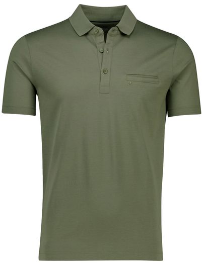 Pierre Cardin Pierre Cardin groen polo 3-knoops