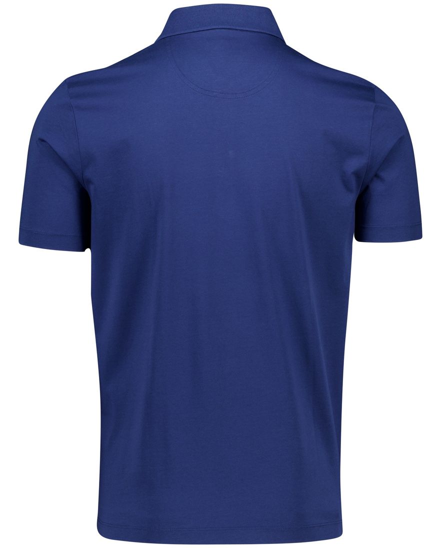 Pierre Cardin polo blauw 3-knoops katoen