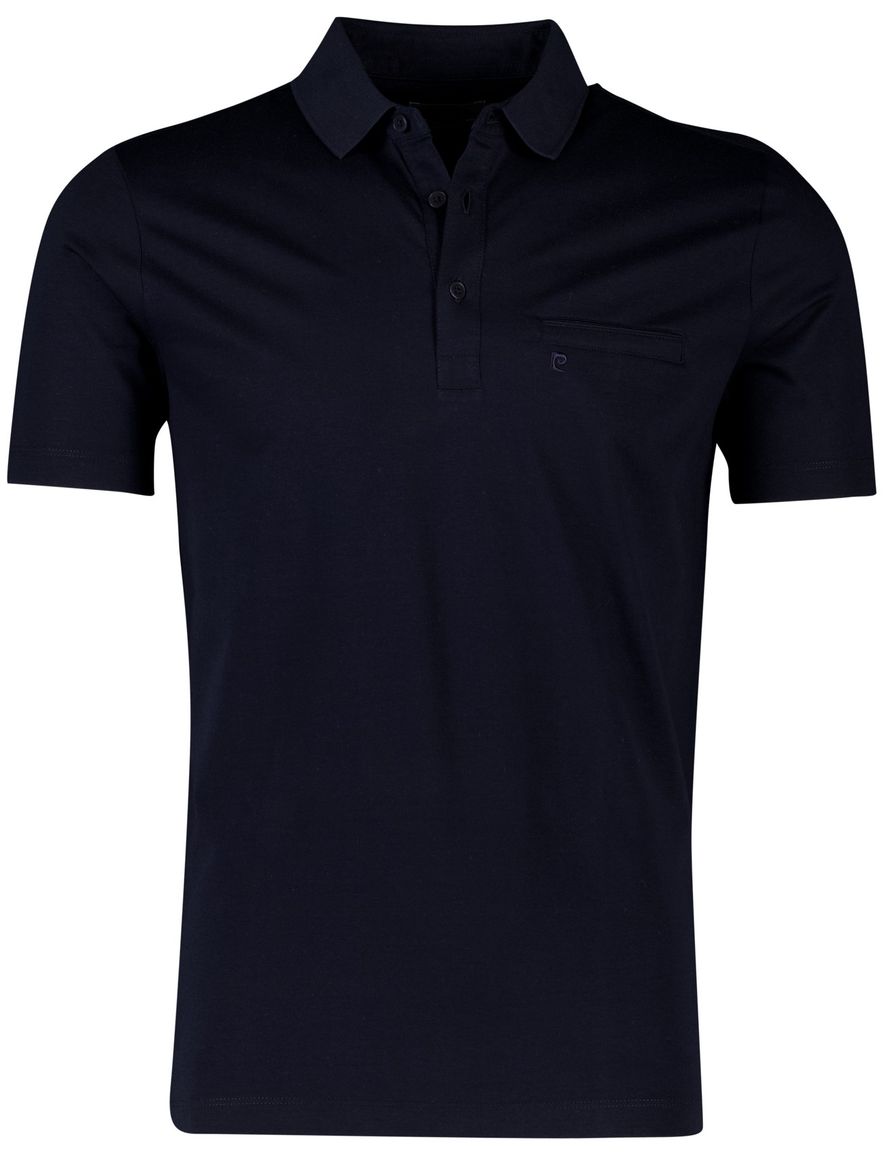 Pierre Cardin polo donkerblauw effen