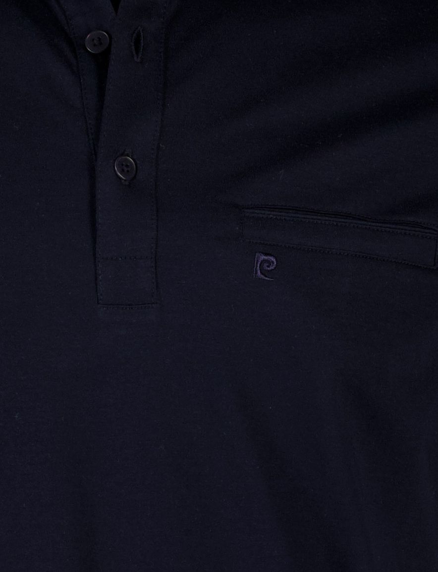 Pierre Cardin polo donkerblauw effen