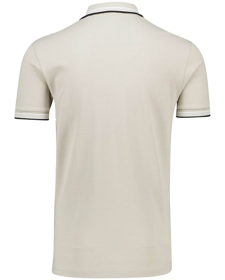 Boss Green paddy polo beige korte mouw pique