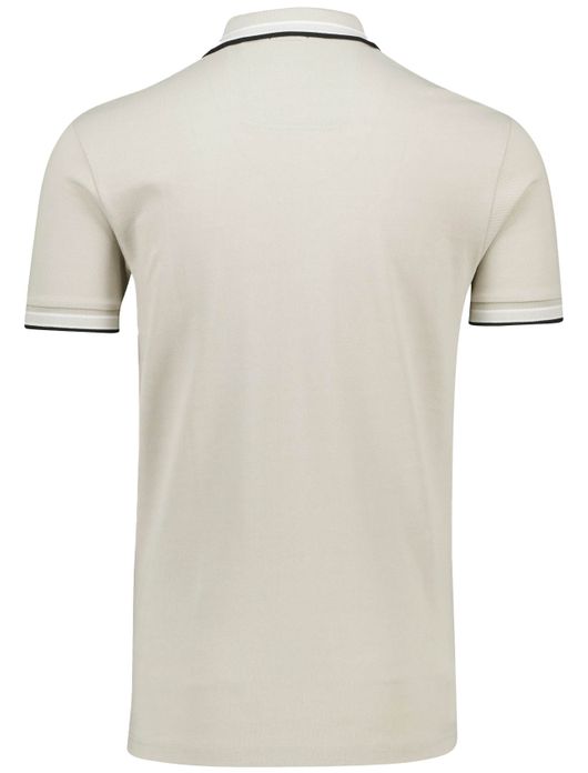 Boss Green paddy polo beige korte mouw