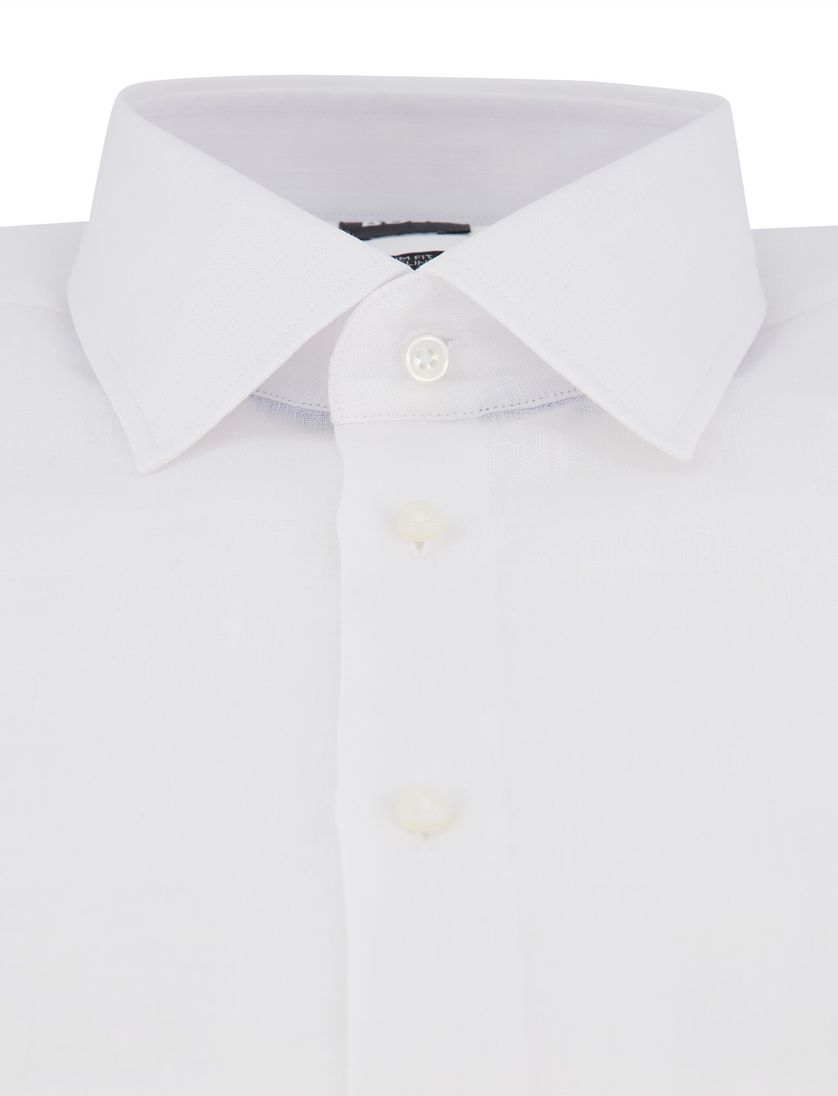 Boss Black P-Hank overhemd wit effen slim fit