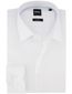 Boss Black slim fit overhemd effen wit linnen ml7