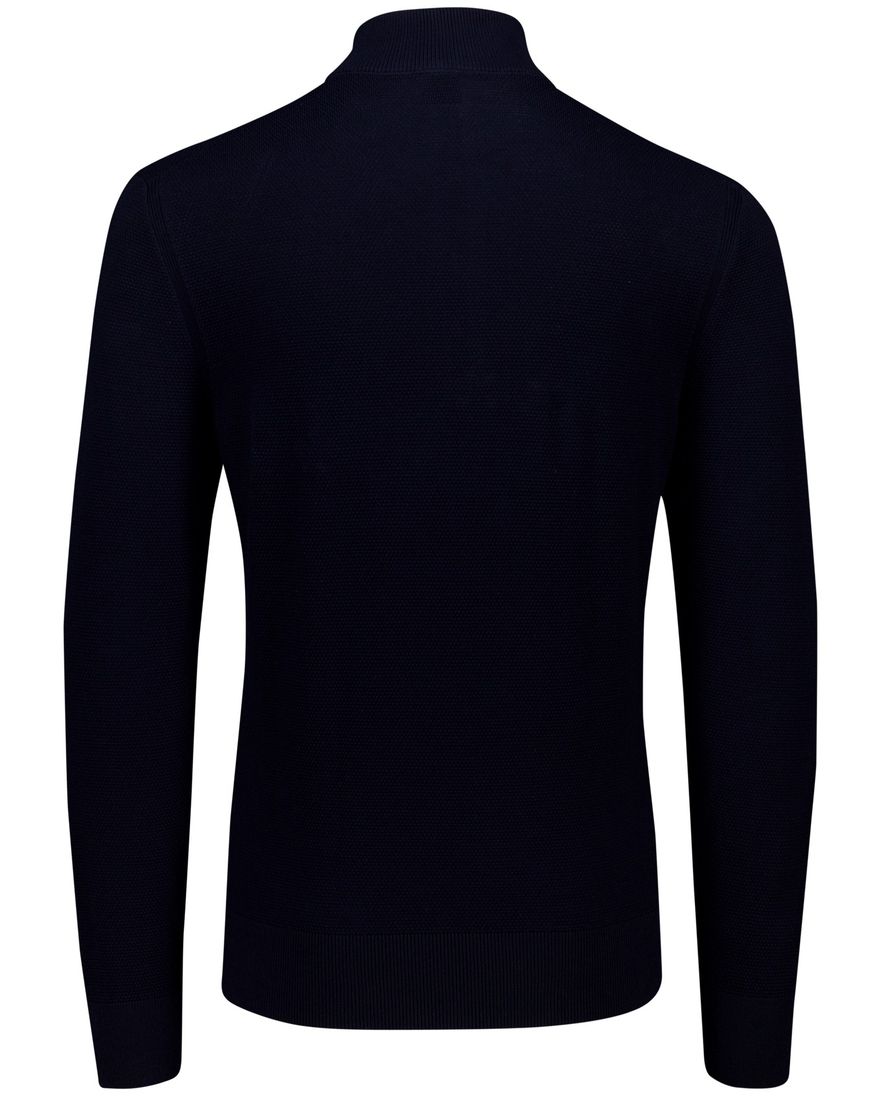 Hugo Boss Black Ebrando-P half zip donkerblauw