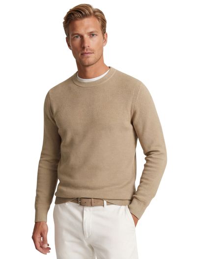 Hugo Boss katoenen Boss Black Ecaio-P effen bruin katoen