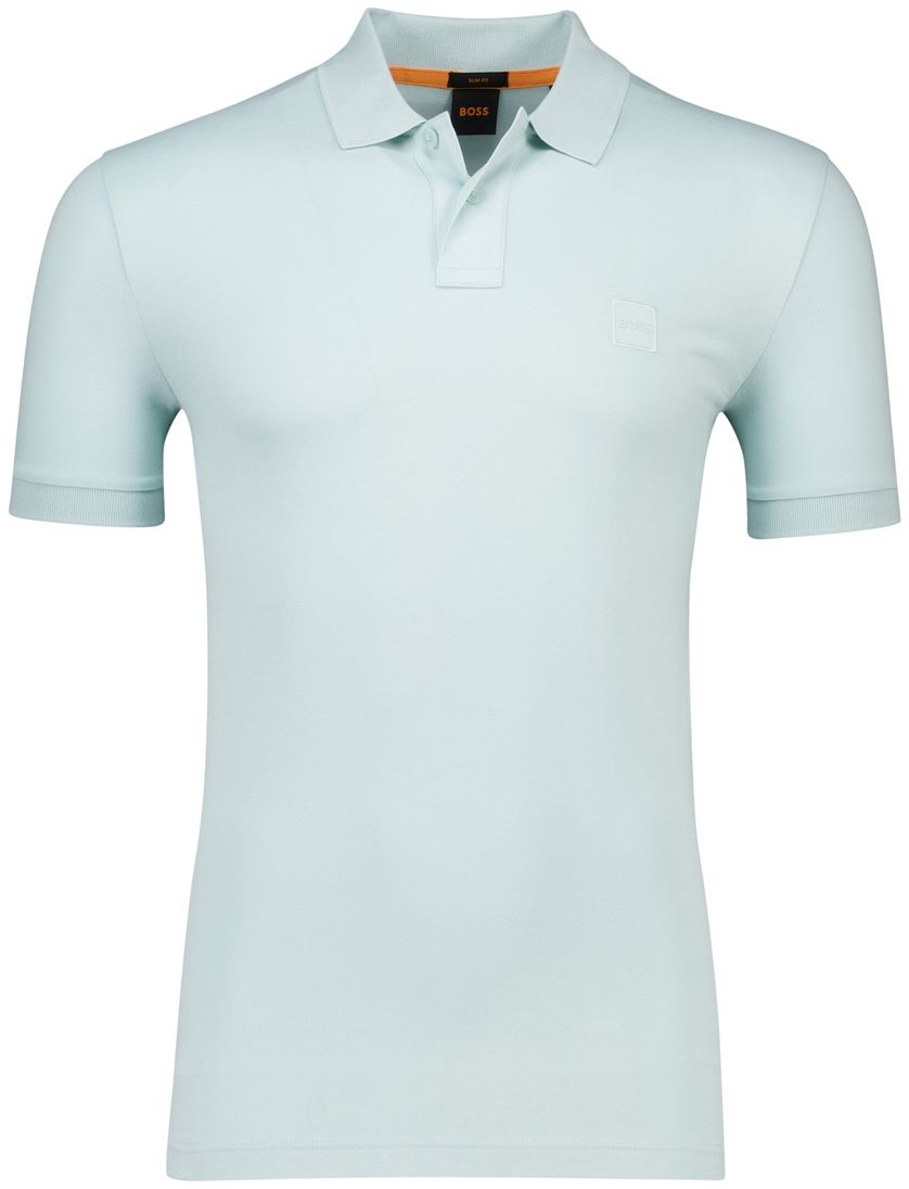 Hugo Boss Orange polo lichtblauw