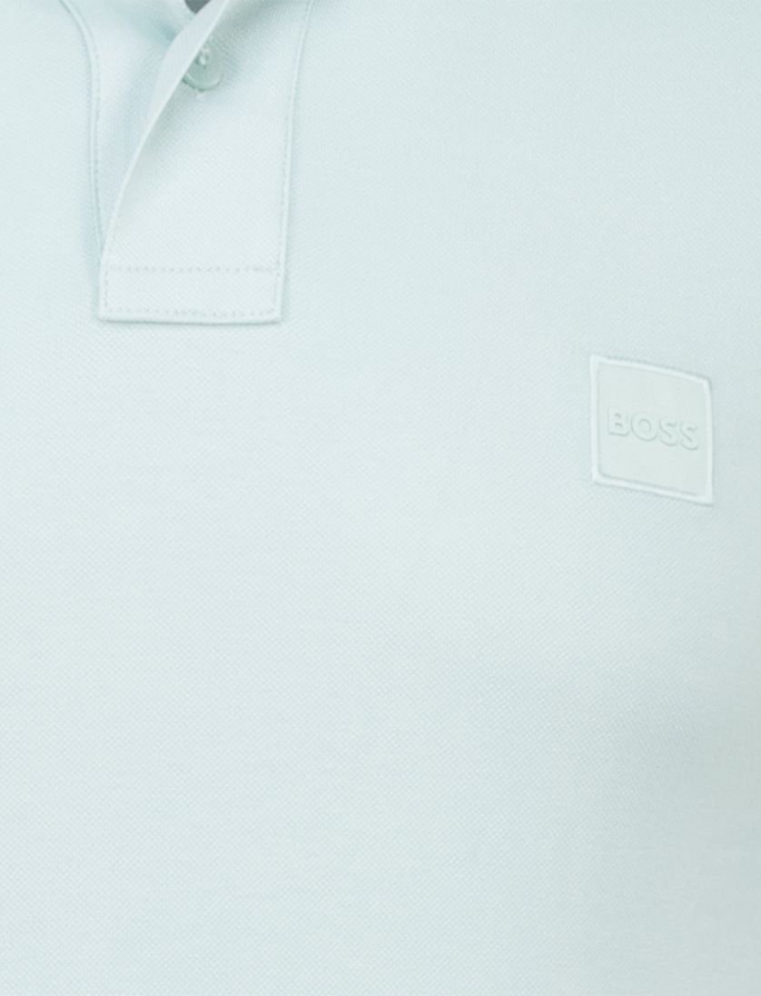 Hugo Boss Orange polo lichtblauw