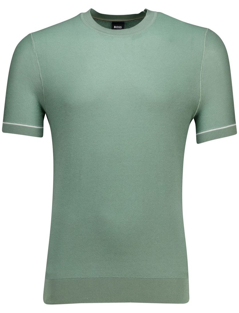Hugo Boss Black H-Jianfranco t-shirt groen korte mouwen