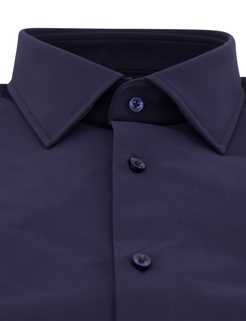Boss Black P-Hank overhemd donkerblauw ml7 semi-wide collar