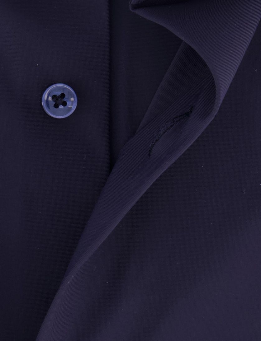 Boss Black P-Hank overhemd donkerblauw ml7 semi-wide collar