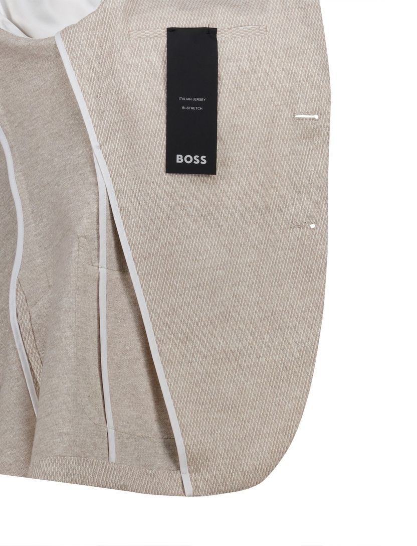 Boss Black C-Jaye-J colbert beige gemêleerd