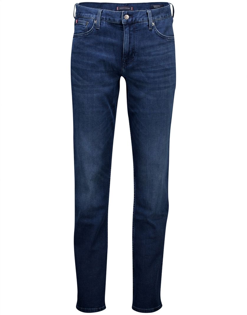 Tommy Hilfiger Denton straight fit 5-p jeans blauw katoen