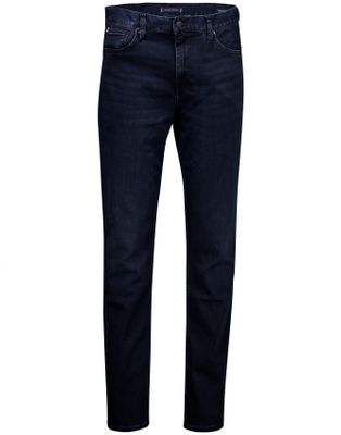 Tommy Hilfiger Tommy Hilfiger Denton straight fit 5-p jeans donkerblauw effen zonder omslag