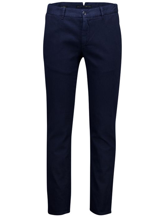 katoenen broek donkerblauw Alberto