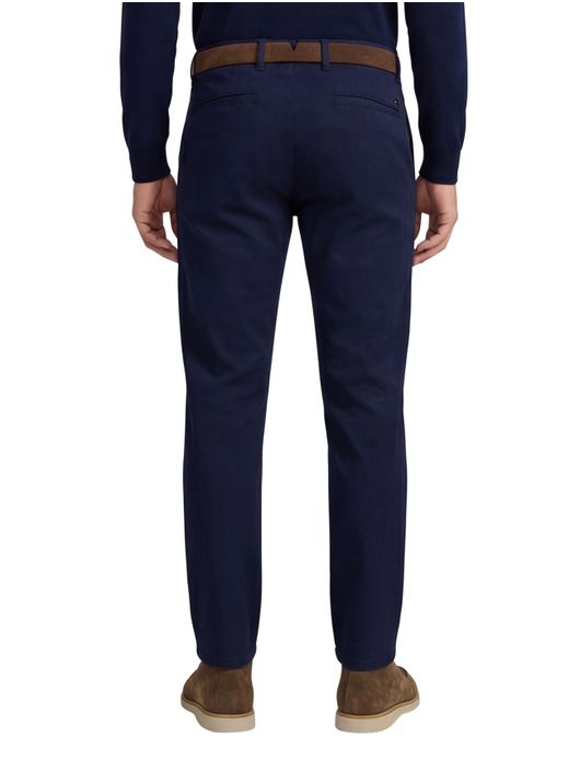 katoenen broek donkerblauw Alberto