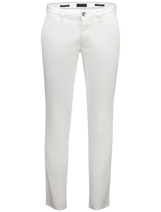 Alberto Pantalon wit slim fit Rob-o