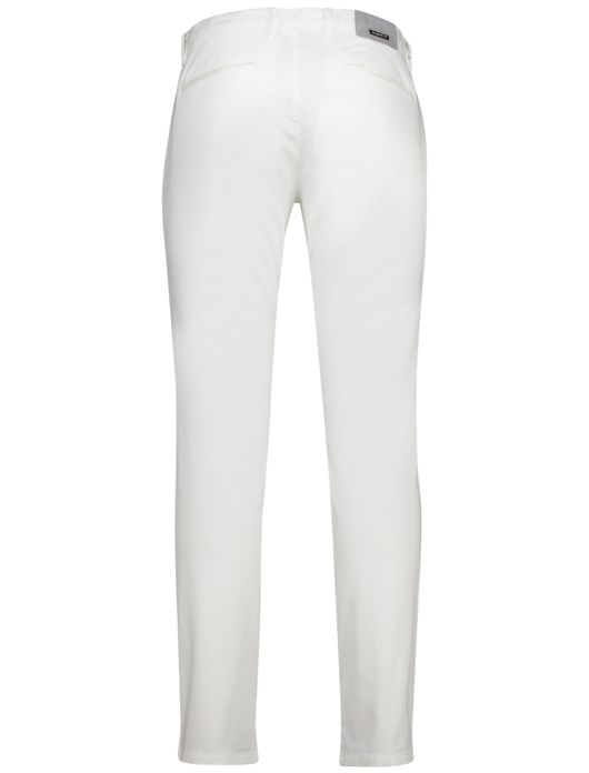 Alberto Pantalon wit slim fit Rob-o