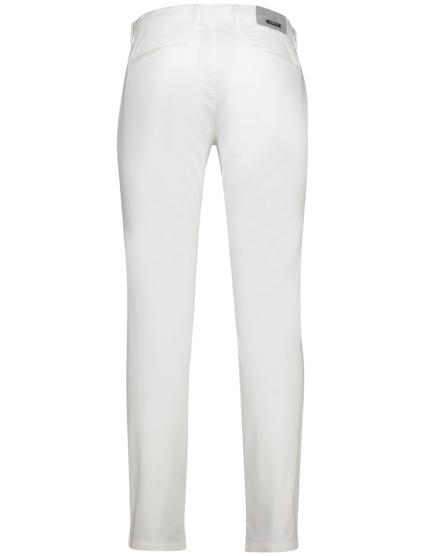 Alberto Pantalon wit slim fit Rob-o