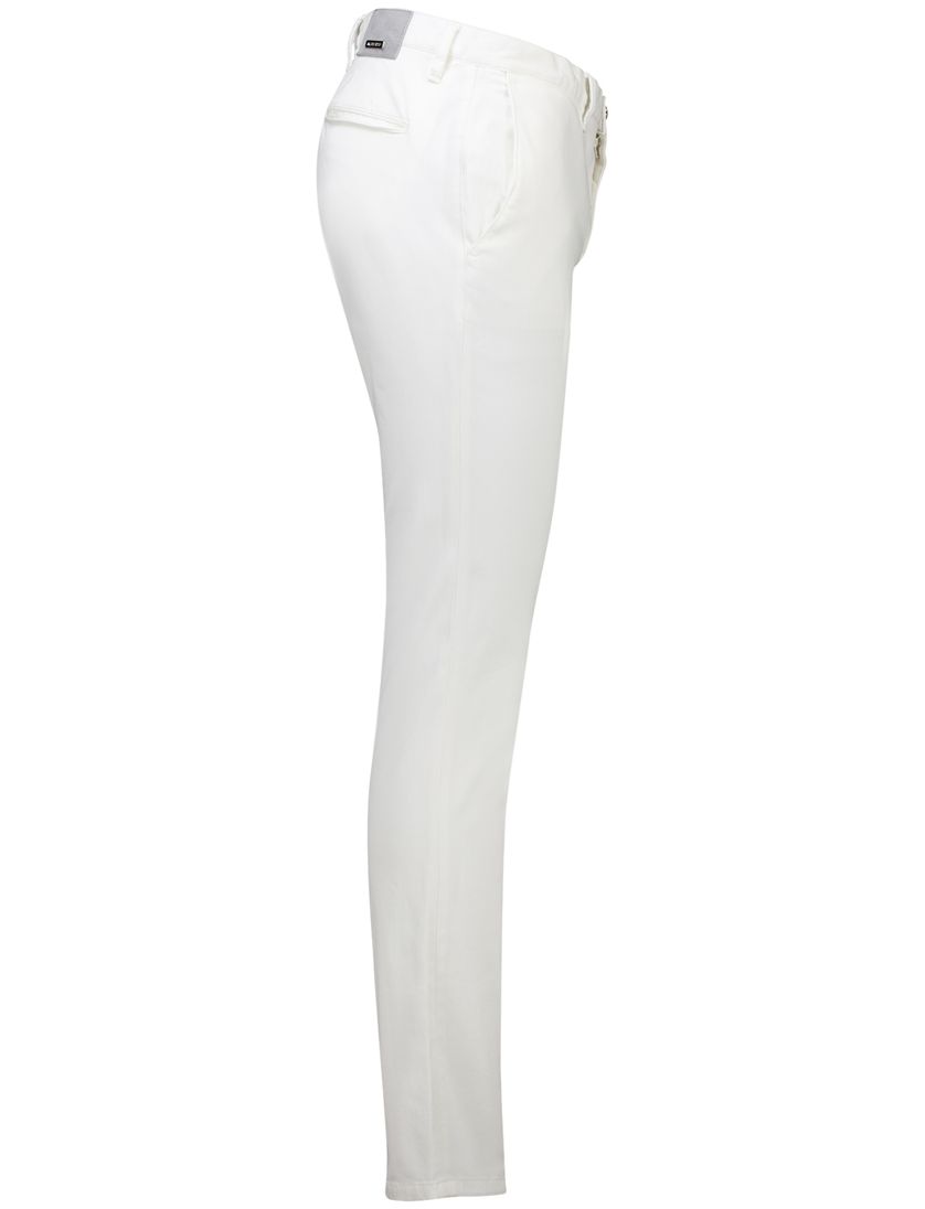 Alberto Pantalon wit slim fit Rob-o