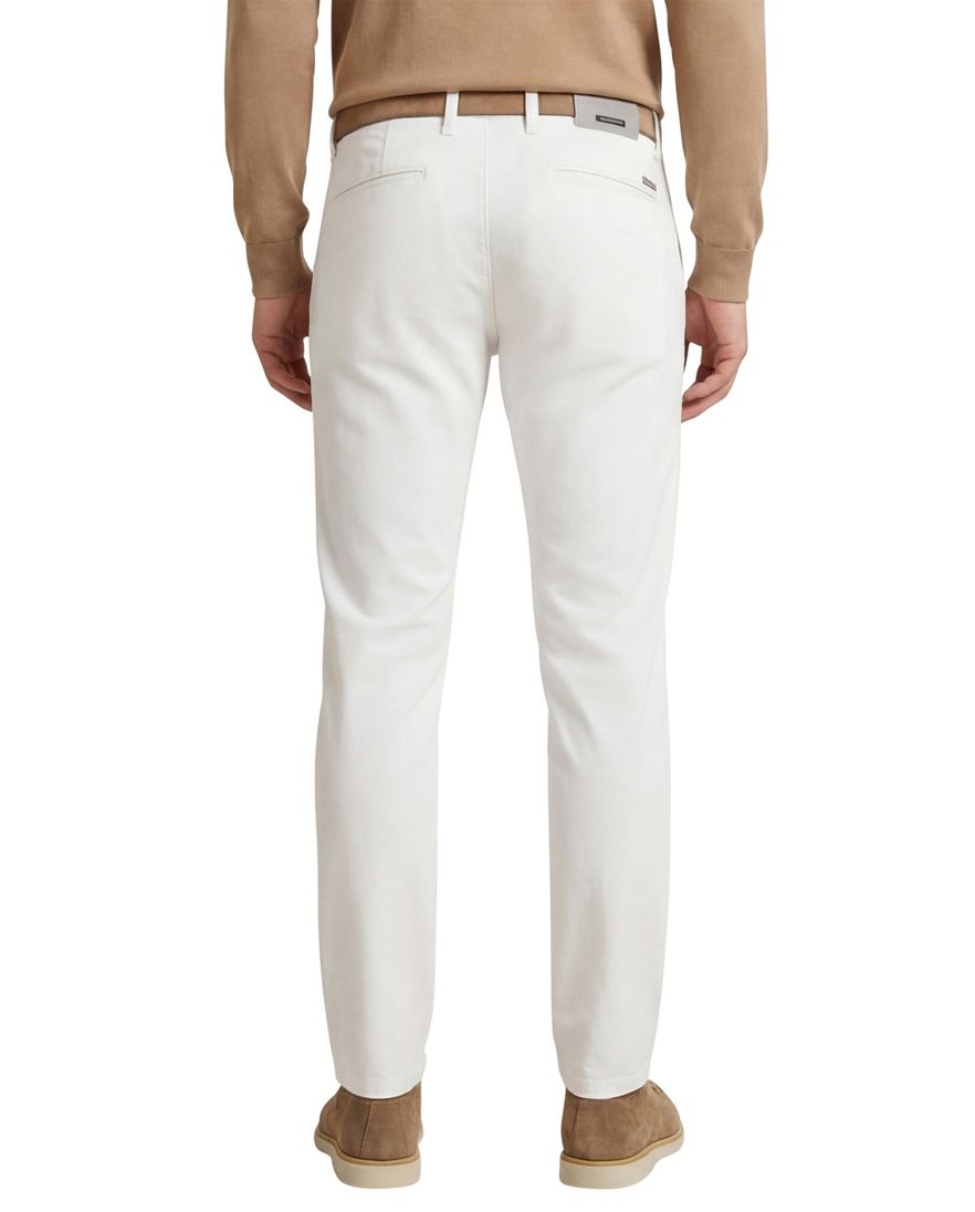 Alberto Pantalon wit slim fit Rob-o