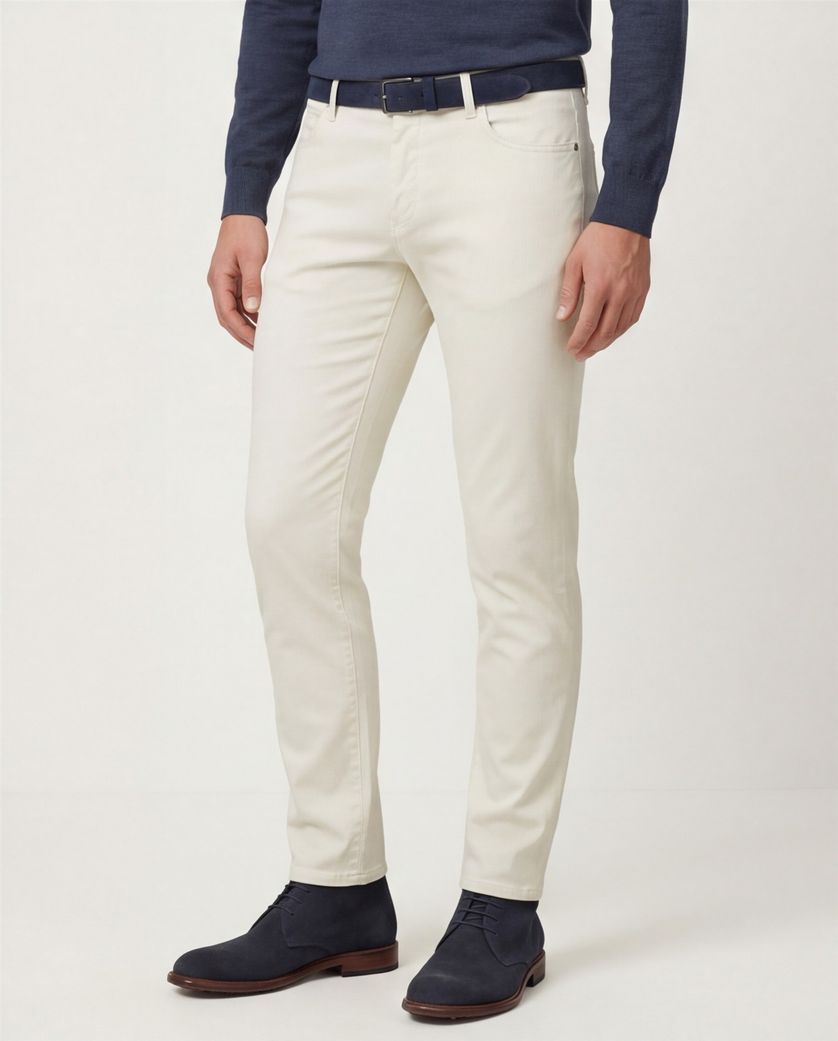 Alberto Pantalon creme slim fit