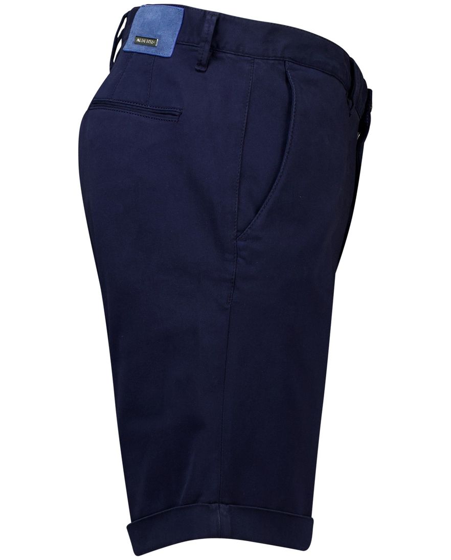 Alberto rob-k slim fit bermuda donkerblauw