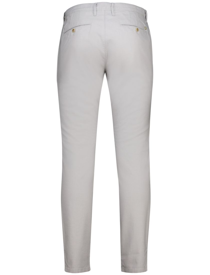 Alberto Pantalon grijs katoen slim fit