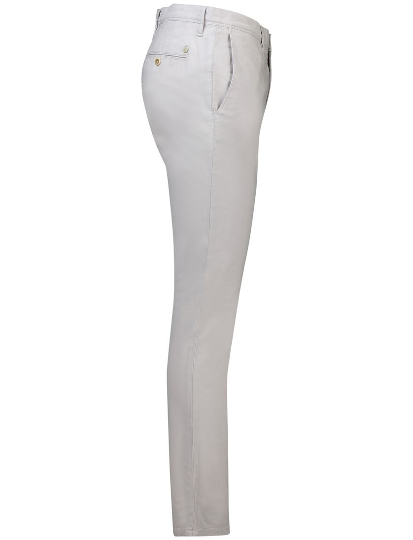 Alberto Pantalon grijs katoen slim fit