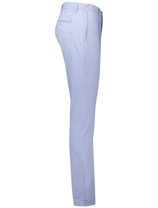 Alberto Rob slim fit pantalon lichtblauw katoen