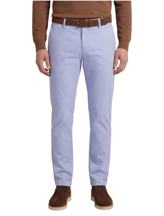 Alberto Rob slim fit pantalon lichtblauw katoen