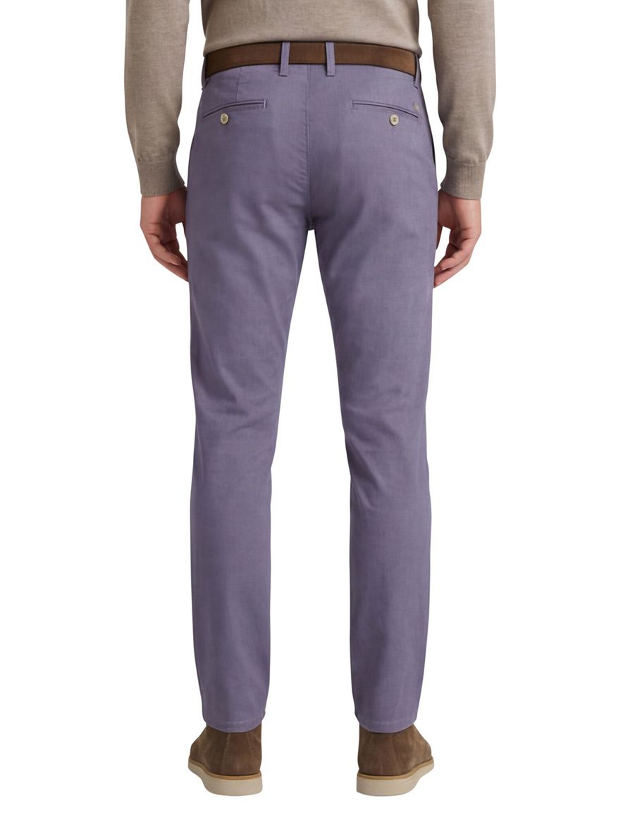 Alberto Pantalon blauw katoen slim fit