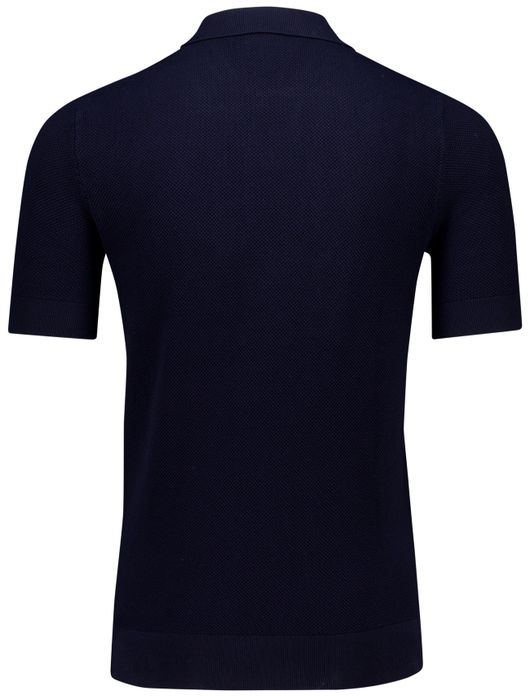 Butcher of Blue Ripley knit polo donkerblauw