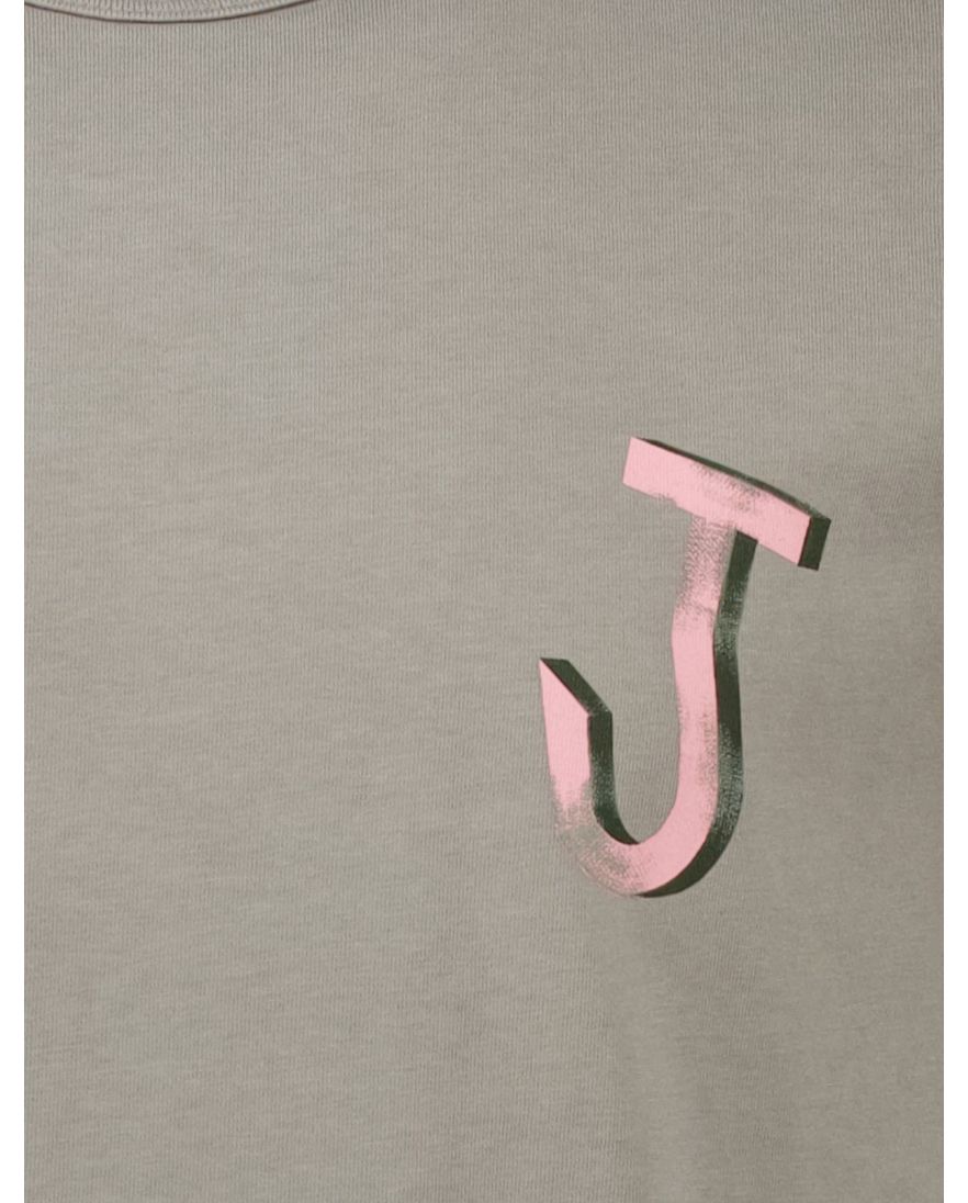 Butcher of Blue t-shirt grijs met opdruk bio katoen