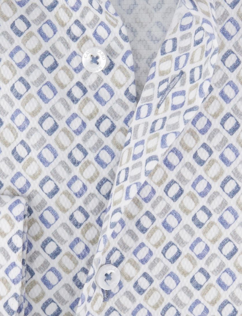Cavallaro Midoti overhemd grijs ml7 wide collar
