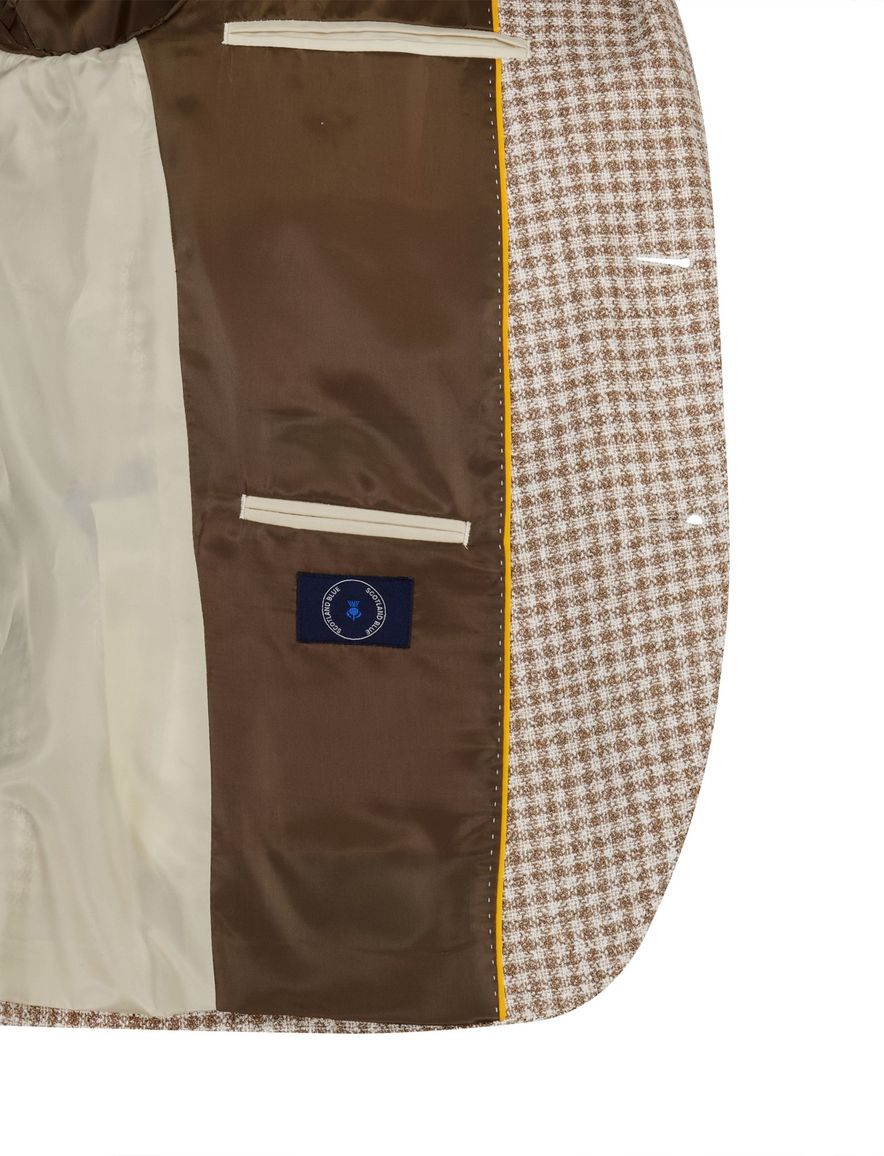 Scotland Blue Grou jacket drop 7,5 bruin wit